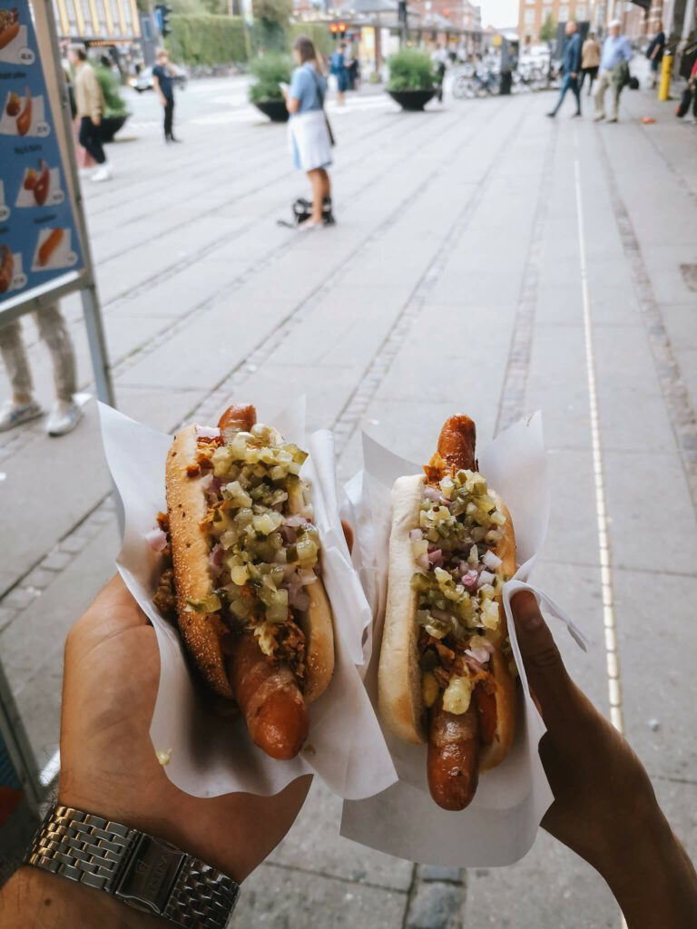 Hot dog in Copenhagen