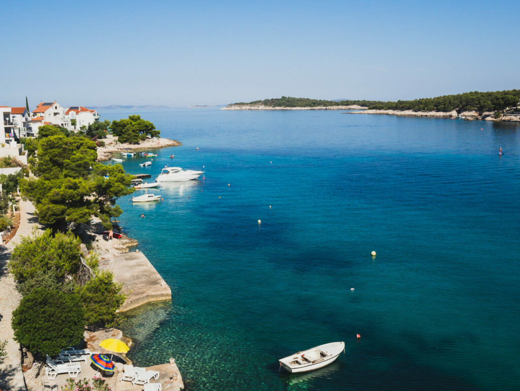 Bilo beach near Primosten