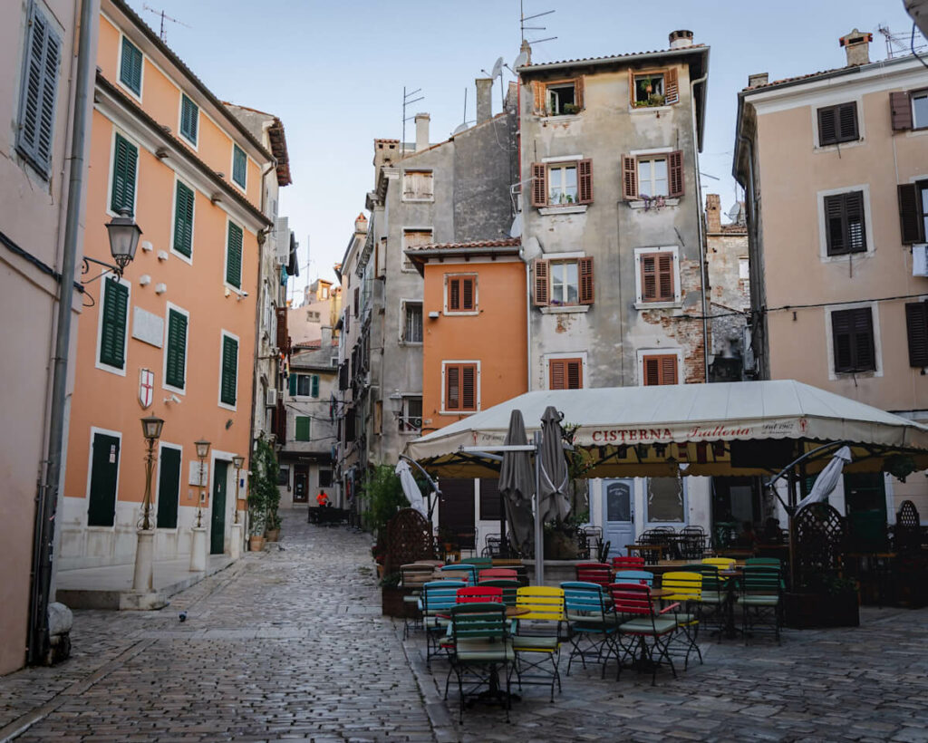 streets of Rovinj's Old Town