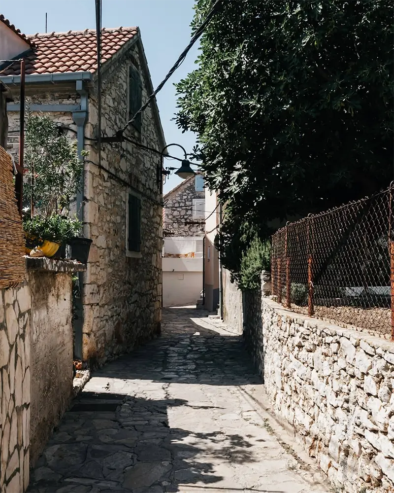 Primošten's old town