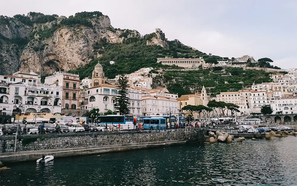 Amalfi bus stop