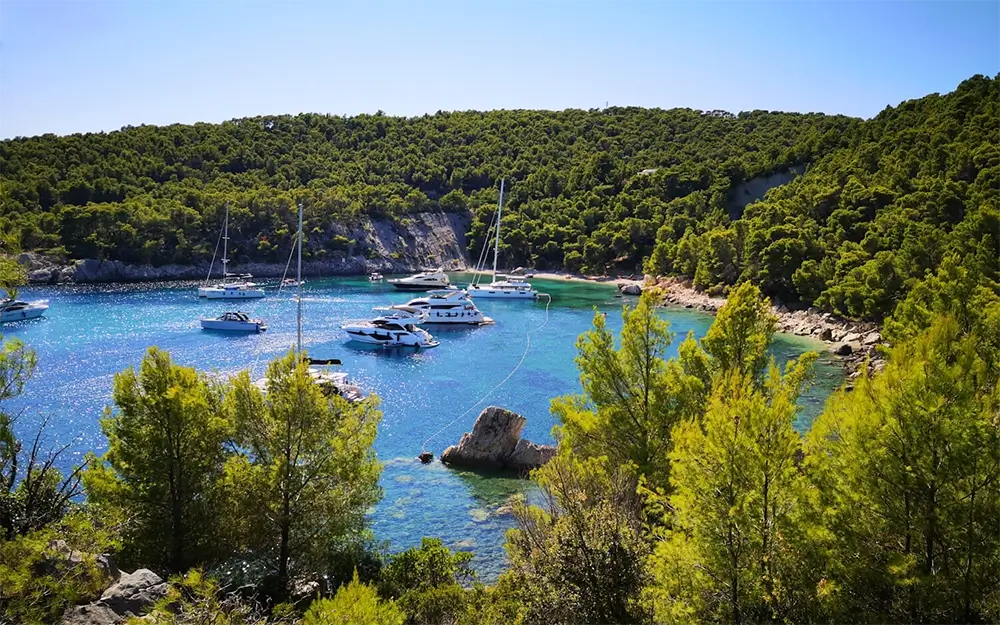 Hvar, Milna beach