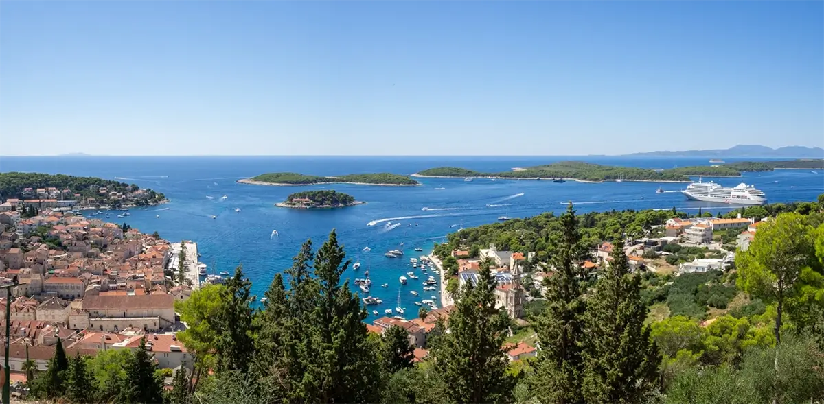 Hvar, view from the Spanjola Fortress