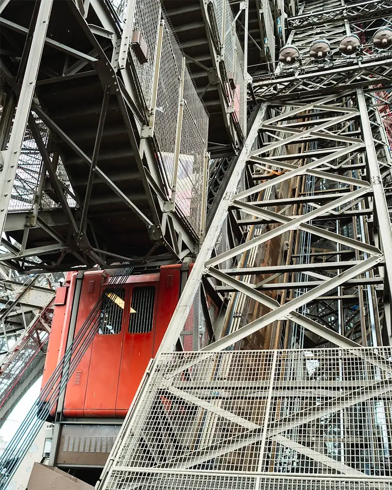 Paris Eiffel Tower inside