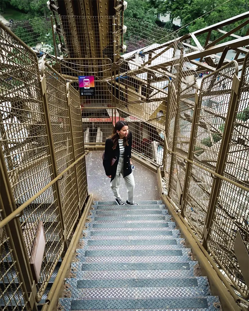 Eiffel Tower stairs