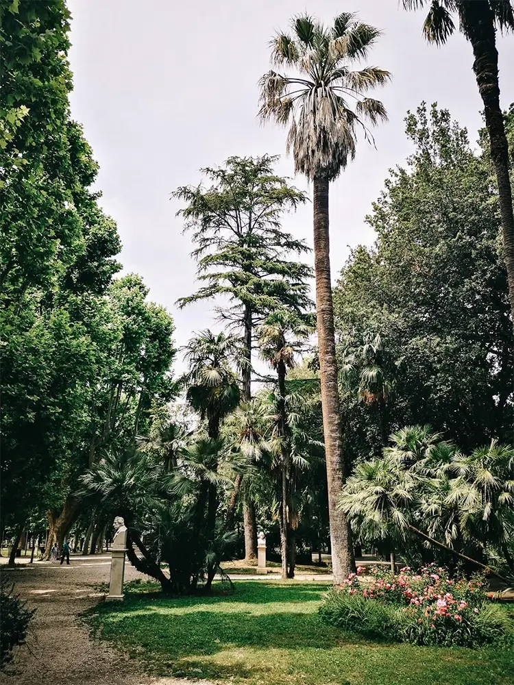 The Park of Villa Borghese