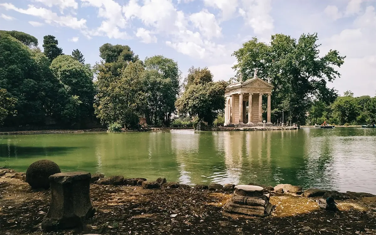 The Park of Villa Borghese