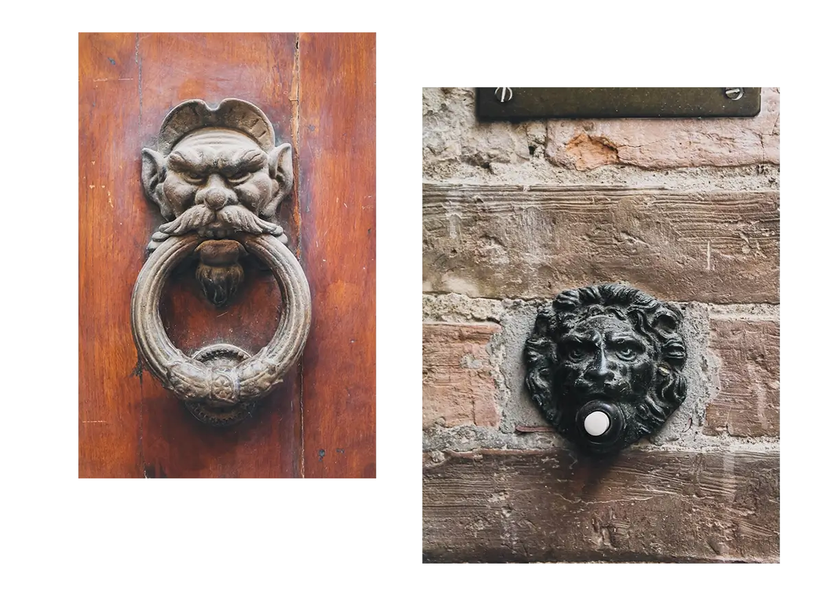 San Gimignano Travel Guide: Best Things to Do and See in Tuscany’s Tower Town 4 san gimignano door bells knockers